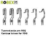 Tvarové nože pro HSG Engel Cutter, Syrocut 140, 180 a G1 VW - na polystyren, EPS (6 typů)